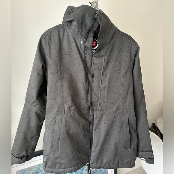 686 “Rumor” Insulated Jacket. “Charcoal Slub” Colorway. Women’s Small. - Picture 3 of 9